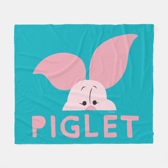Couverture Polaire Winnie l'Ooh | Piglet Peek-a-Boo (Devant (Horizontal))