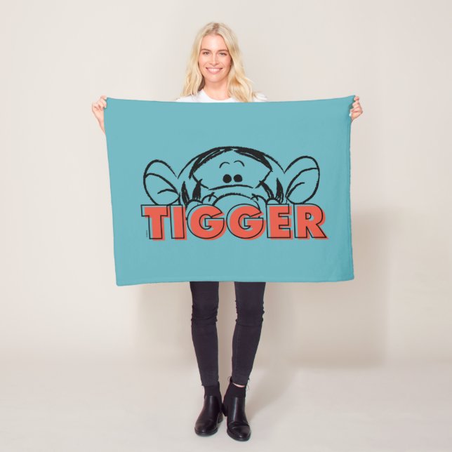 Couverture Polaire Winnie l'ourson | Tigger Cache-Cache (En situation)