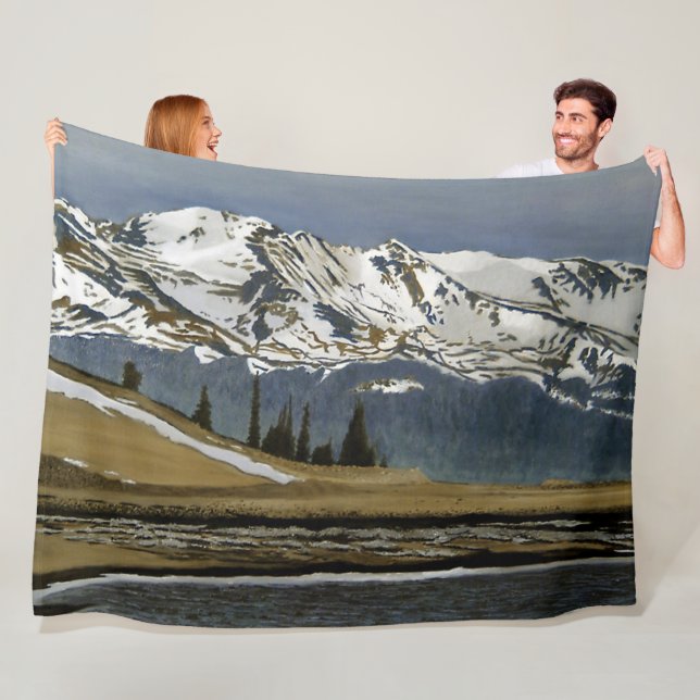 Couverture Polaire Winter Leadville Colorado (En situation)