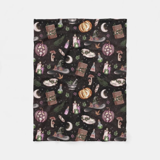 Couverture Polaire Witchy Woodland (Devant)