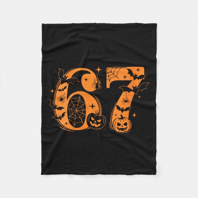 Couverture Polaire Womens Fun Six Seven 6 7 Meme Design Couples Hallo (Devant)