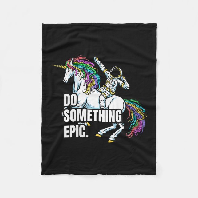 Couverture Polaire Womens Funny Spacecore Motivational Graphic, Do So (Devant)