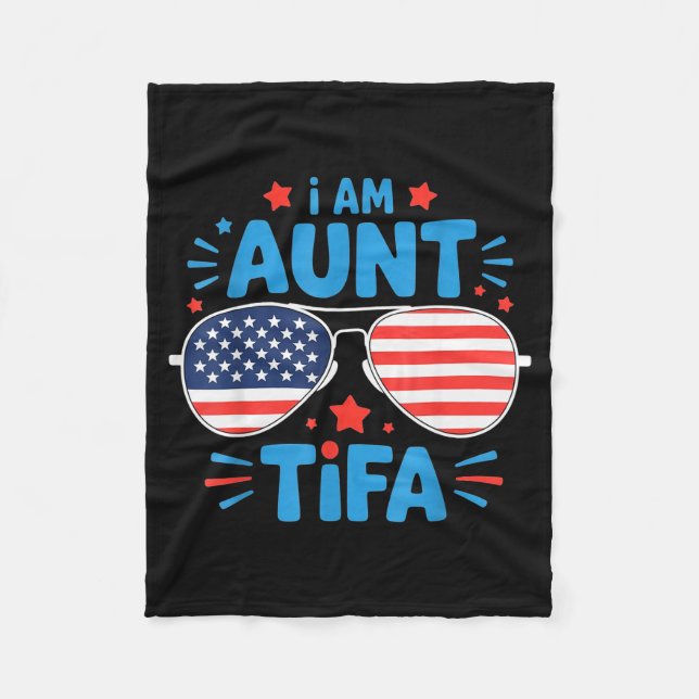 Couverture Polaire Womens I Am Aunt Tifa Tee  (Devant)