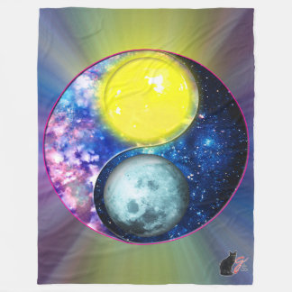 Couverture Polaire Yang-Yin / Sun-Moon