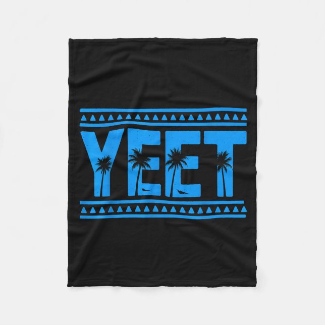 Couverture Polaire Yeet Funny Slang Quote Humor Meme  (Devant)