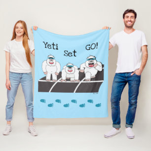 Couverture Polaire Yeti Set Go Fleece Blanche