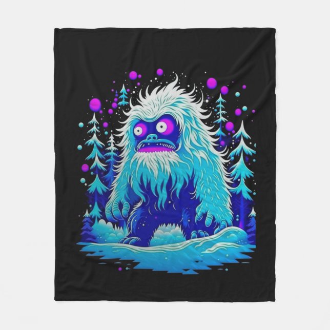 Couverture Polaire Yeti Winter Wonderland (Devant)