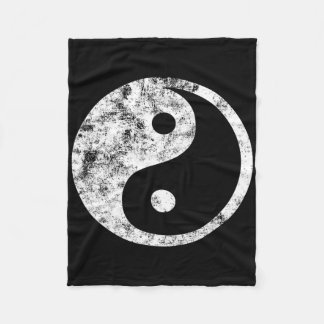 Couverture Polaire Yin Yang . Fun Yin-yang Symbol Yoga Tao Tee 