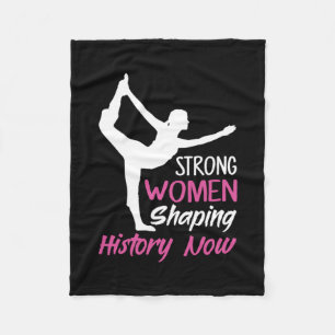 Couverture Polaire Yoga Lover Femme forte Yoga
