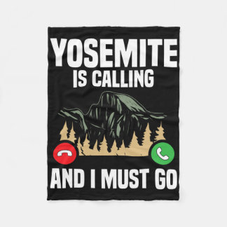 Couverture Polaire Yosemite Is Calling I Must Go Vacation National Pa