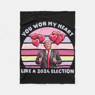 Couverture Polaire You Won My Heart Like A 2024 Election Funny Trump