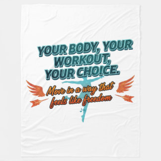 Couverture Polaire Your Body Your Workout Your Choice
