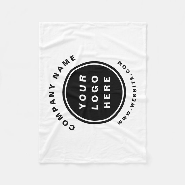 Couverture Polaire Your Business Logo Promoteur Business Company (Devant)