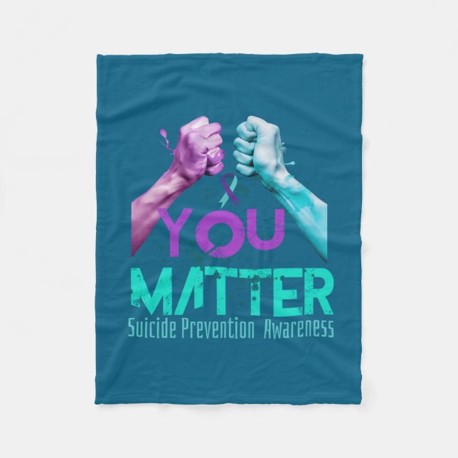 Couverture Polaire Your Life Choose To Keep On Going Suicide Preventi (Devant)