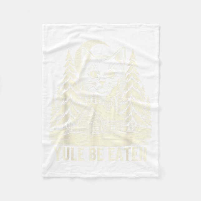 Couverture Polaire Yule Be Eaten Icelandic Cat Christmas Folklore Jól (Devant)