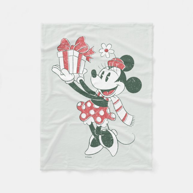 Couverture Polaire Yuletide Joy | Minnie Noel (Devant)