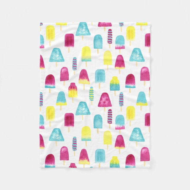 Couverture Polaire Yummy Popsicles (Devant)