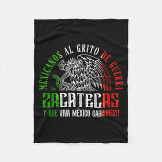 Couverture Polaire Zacatecas México Souvenir Voyage Vacances Mexicain