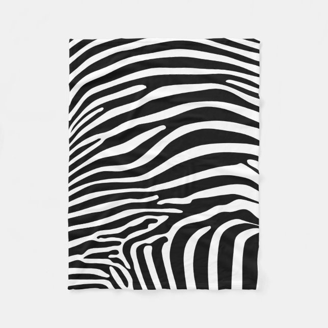 Couverture Polaire Zebra Animalprint (Devant)
