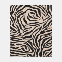 Zebra Stripes crème Beige Black Wild Poster de ani