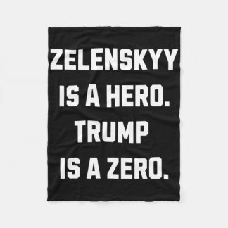 Couverture Polaire Zelenskyy Is A Hero. 