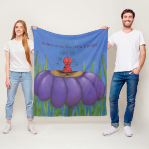 Couverture Polaire Zen Ladybug
