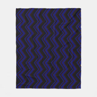 Couverture Polaire Zigzags d'obscurité jeté confortable