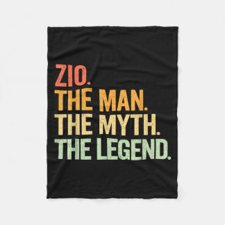 Couverture Polaire Zio Man Myth Legend Retro Artwork