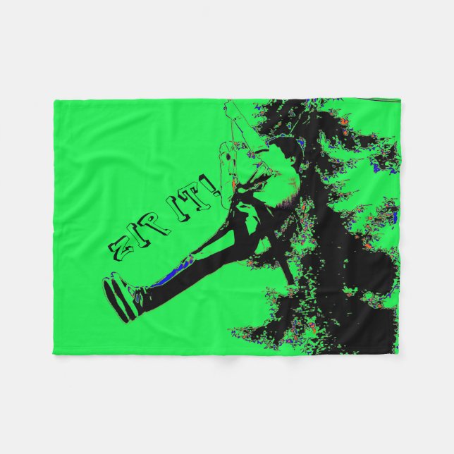 Couverture Polaire Zip IT ! - Zipline Rider (Devant (Horizontal))