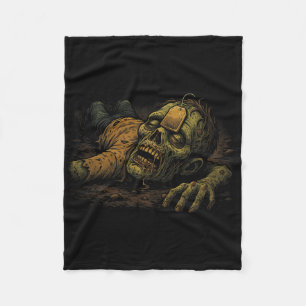 Couverture Polaire Zombie Npc Teag - Blague de thé G Gamer Mème Hallo