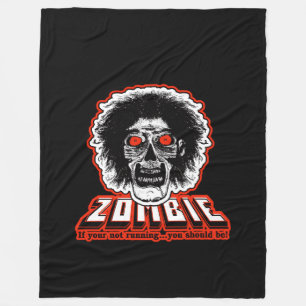 Couverture Polaire ZOMBIE - si vous ne courez pas, vous devriez