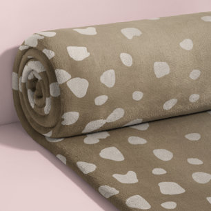 Couverture Polaire Zones de faune Motif animal Brown doux