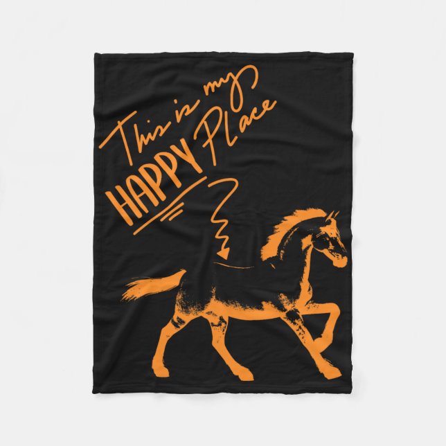 Couverture Polaire Zum Reiten Geboren Horses Girder Rider Cheval Cade (Devant)