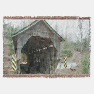 Couverture Pont couvert en bois