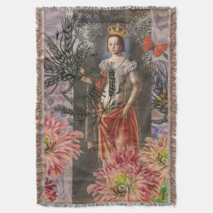 Couverture Portrait de femme Vierge Antique Coloré Riche