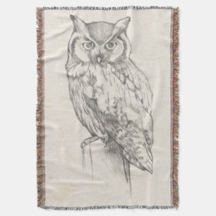 Couverture Portrait de hibou - Croquis