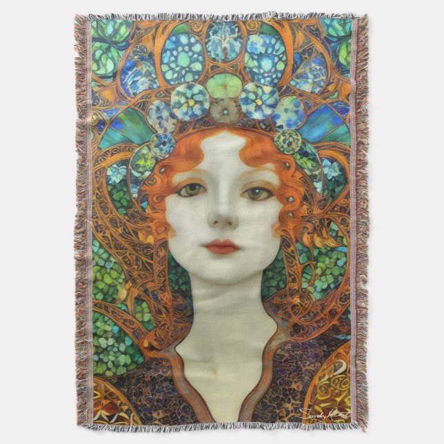 Couverture Portrait d'une belle femme en verre tendu (devant Vertical)