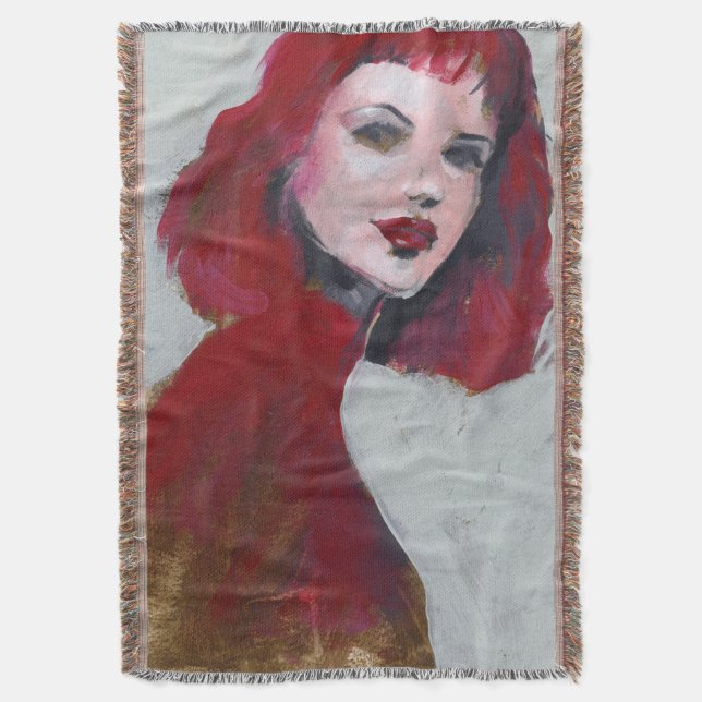 Couverture Portrait Fem - Rouge (devant Vertical)