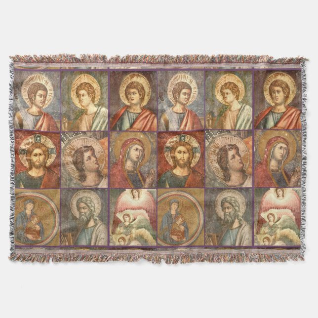 Couverture Portraits catholiques de beaux-arts de Jésus et (Devant)