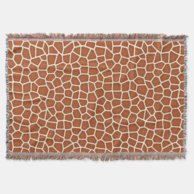 Couverture Poster de animal, Giraffe dans les tons de cuivre  (Devant)