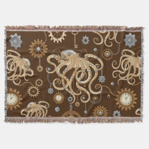 Couverture Poulpe Steampunk Rétro Fantastique Mécanique