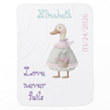 Adorable Canard Biblique Campagnard Pastel Fleur C