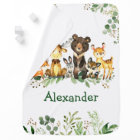 Aquarelle Bois Forêt Animaux Végétation