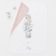 Baby Girl Floral Monogramme Lettre I Nom Initiales