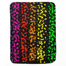 Bandes horizontales avec points dans les couleurs 