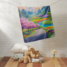 "Blossom Road Dreams - Paysage Imaginaire