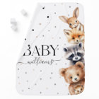 Bois Animaux Baby shower moderne Cadeau