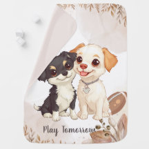 Chiots mignons et adorables avec un ballon de foot