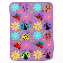 Couleur Ladybugs et Fleurs