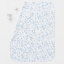 Floc en peinture de bleu de poudre